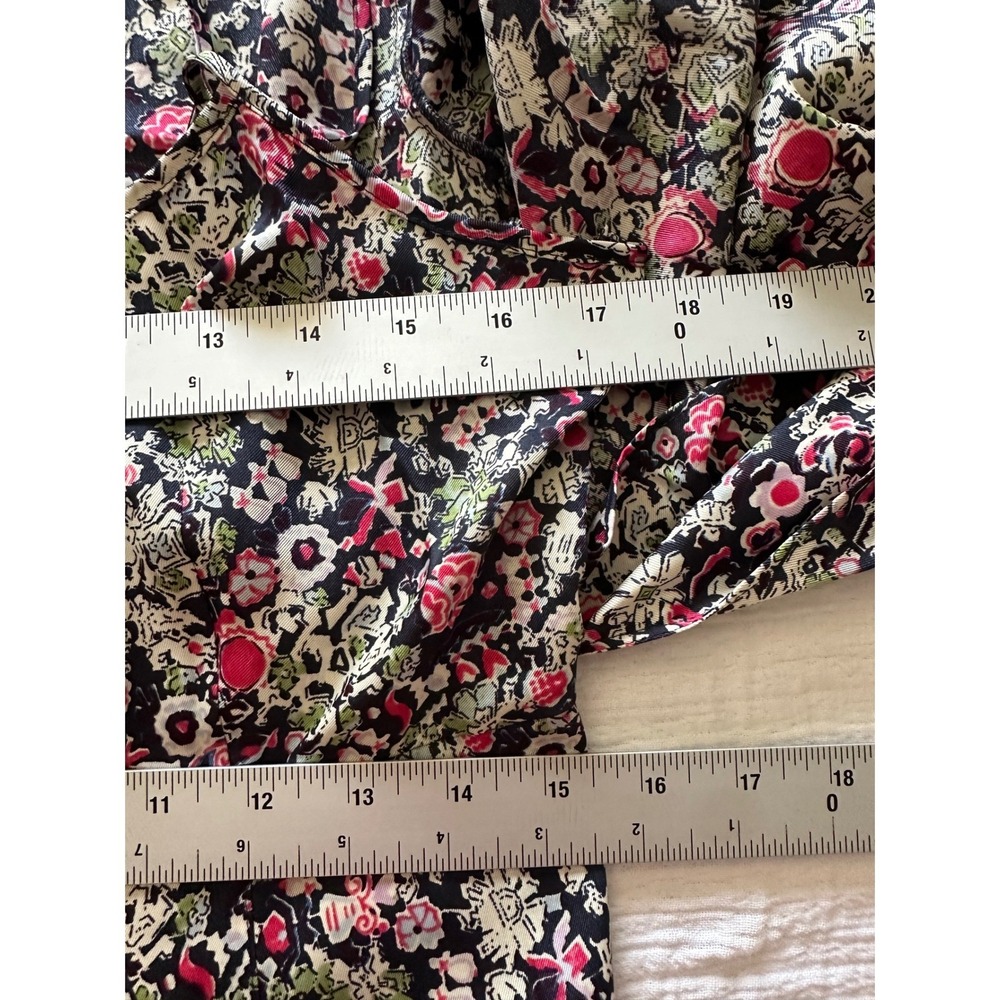 Cinq à Sept Quin Floral‎ Tie-Front Maxi Slit Dress Size 6? See Measurements - Picture 9 of 13